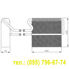 Випарник для RENAULT TWINGO I (C06_), TWINGO I Van (S06_) Випарник для RENAULT TWINGO I (C06_), TWINGO I Van (S06_)