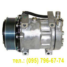Компресор універсальний CL7H15, Direct mount, шків 8PK, з вертикальним розташуванням виходів O-ring, 24В Компресор універсальний CL7H15, Direct mount, шків 8PK, з вертикальним розташуванням виходів O-ring, 24В