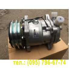 Компресор CL5S14, шків 2А, 132мм, з вертикальним розташуванням виходів, (O-ring), 12В, з сервісними клапанами 